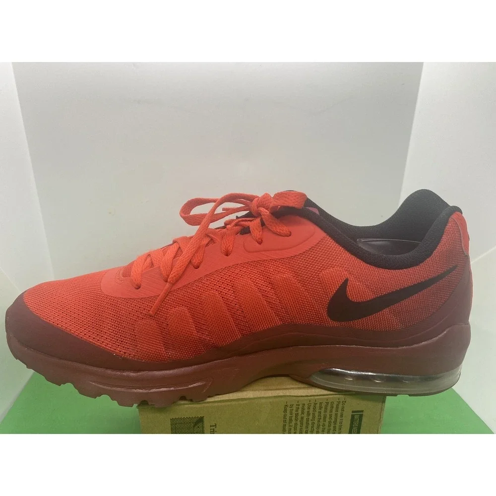 Nike Air Max Invigor Print Red Wine Low Top Running Shoe Sneaker 749688-603 11.5